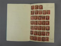 QV 1d Reds etc, perfins collection (approx 198 stamps)