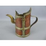 A 19th Century Tibetan Copper and Brass Monk's Cap Jug/Ewer