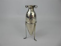 A Greek Silver Amphora and Stand