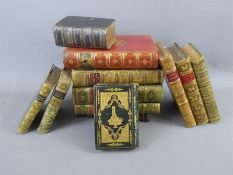 A Selection of Twelve 19th Century Hard Cover Books