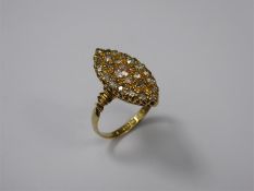 Antique 18ct Yellow Gold Diamond Ring