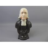 A Porcelain Bust of John Wesley