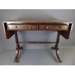 A Mahogany Drop-leaf Hall Table