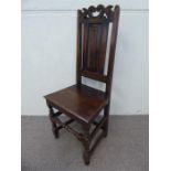 An Oak Hall Chair