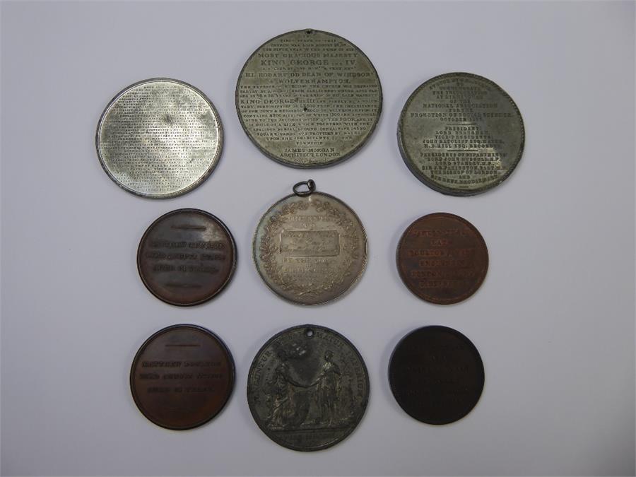 Collection of GB White Metal Medallions - Image 2 of 2