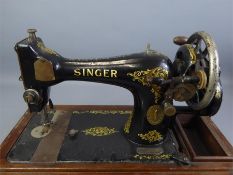 A Singer Sewing Machine