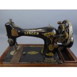 A Singer Sewing Machine