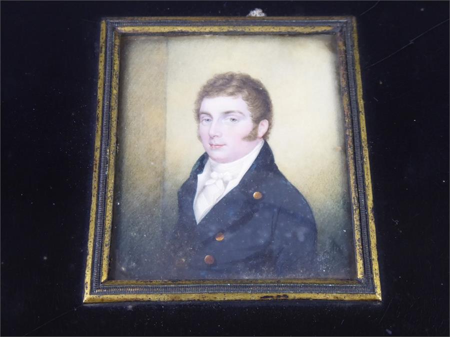 A 19th Century Portrait Miniature - Image 2 of 3