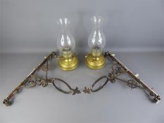 A Pair of Victorian Oil Lamps.