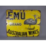 A Large Vintage Enamelled Advertising Sign