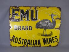 A Large Vintage Enamelled Advertising Sign