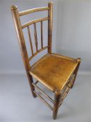 Six Early 19th Century Oak Kitchen Chairs