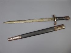 A Victorian Wilkinson Sword Bayonet and Scabbard