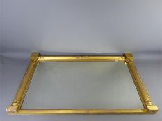 An Antique Regency Decorative Gilt Overmantle Mirror