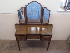 A Lady's Mahogany Dressing Table