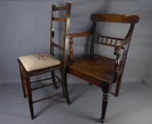 An Oak Bedroom Chair