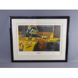 Mike Thompson, a signed print 577/950 entitled "Farewell from a Champion "