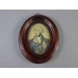 Manner of Jean Etienne Liotard (Swiss (1702-1790) Portrait Miniature of Lord Nelson