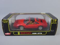 An Anson Metal Die-cast 328 GTS Model of a Ferrari