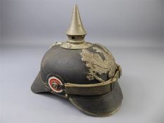 A German/Prussian Pickelhaube Helmet (1914-1016)