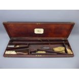 William Millington Nixon Birmingham Mahogany Double-Barrel Shotgun Box