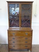 A Mahogany Fall -Front Library Secretaire