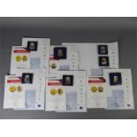 Royal Mint "Golden Edition" Gilded and Enamelled Classic Coins