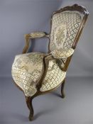 A Pair of French Bergere Salon Chairs