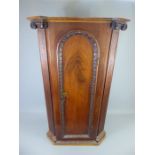 An Antique Single Mahogany and Oak Cupboard