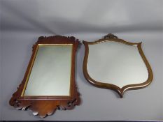 An Overmantle Mirror