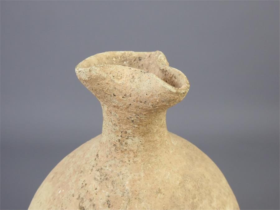 A 2nd Century A.D. Terracotta Mediterranean Bottle Vase - Image 2 of 4