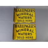 Two Vintage Enamelled Advertising Signs