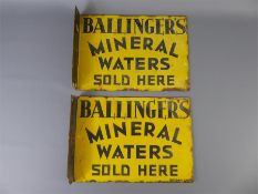 Two Vintage Enamelled Advertising Signs