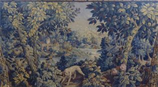 A 19th Century French Aubusson Woollen Tapestry