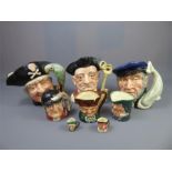 A Quantity of Royal Doulton Character Mugs