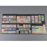 Thirty Display Cards of British Empire and Commonwealth Stamps