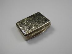 An Edwardian Silver Table Snuff Box