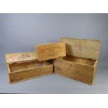 Five Vintage Wooden Whisky Boxes