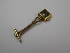 A Lady's 18ct Gold Brooch Watch