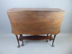 A Drop-Leaf Mahogany Tea Table