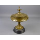 A Brass Pugin Style Communion Vessel