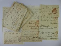 Postal History - GB 1820's/1830's Free Fronts