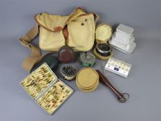 A Box Containing Fishing Equipment