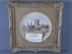 Christopher Hughes Limited Edition Hand Painted Porcelain Plate