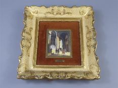 A Miniature Hand-Painted Picture of Milan