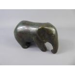 A Bronze Ornamental Elephant