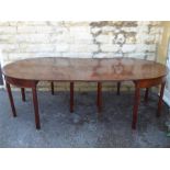 A Mahogany Circular Dining Room Table