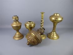 Miscellaneous Brass Victorian Oil Lamps