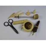 A Collection of Sewing Implements