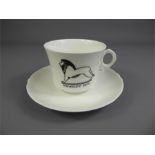 A 'Shelley' Commemorative Cup and Saucer